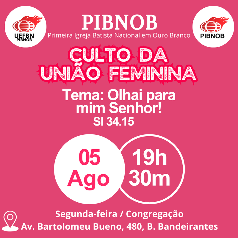 Culto da União Feminina