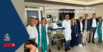 Dall’associazione “Andrea Valentini” un’importante donazione per la Terapia Intensiva neonatale