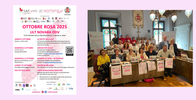Presentata l’edizione 2025 di LILT FOR WOMEN: l’ottobre rosa in arrivo a Novara
