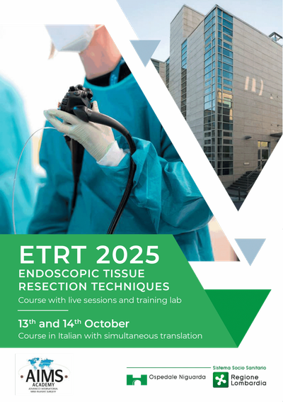 Corso ETRT 2025 – Tecniche di resezione tissutale endoscopica – 13 e 14 ottobre 2025