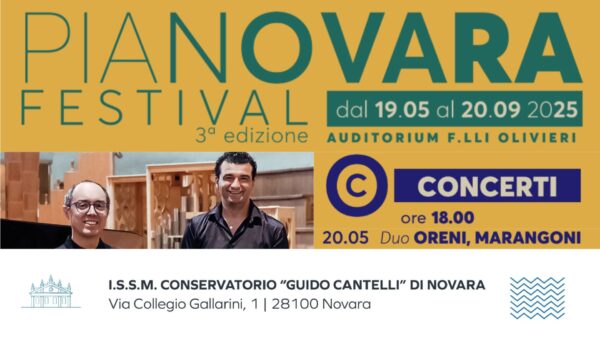 Conservatorio di Novara - PIANOVARA FESTIVAL: CONCERTO