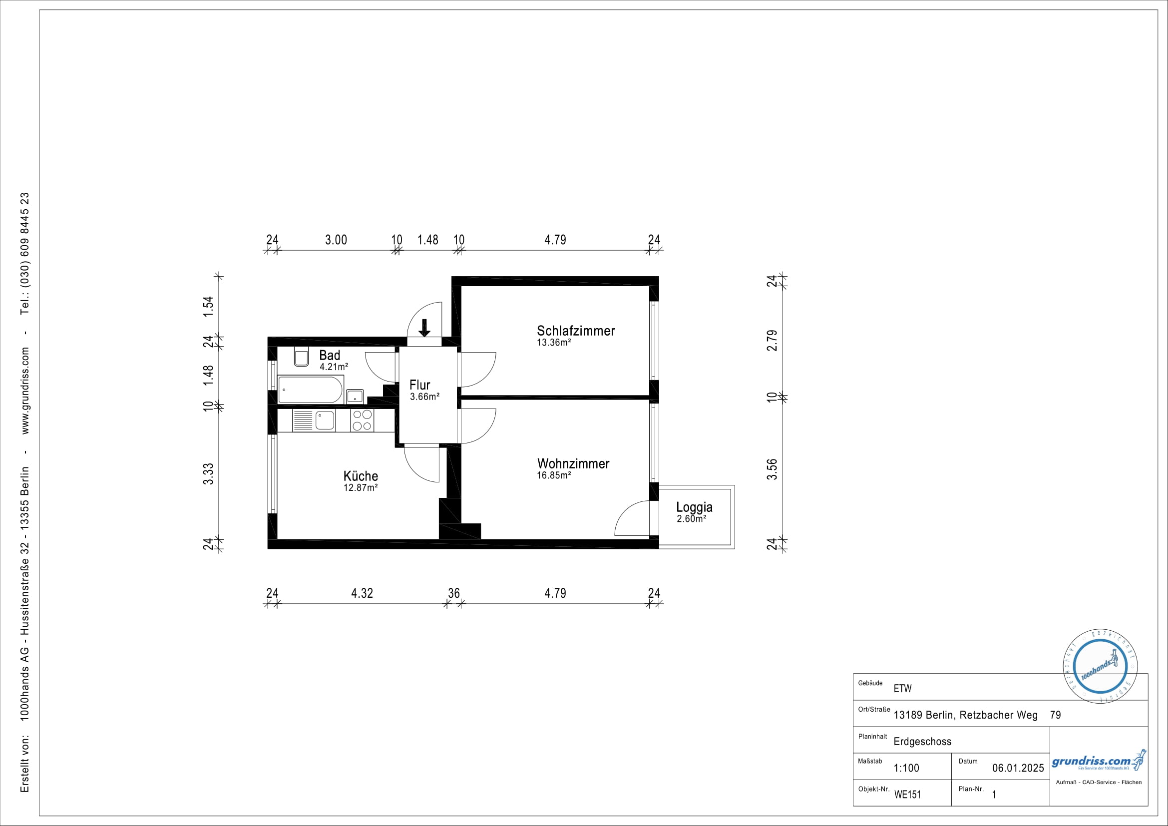 Wohnung Retzbacher Grundriss