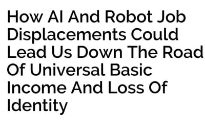 Robot and AI Job Displacement