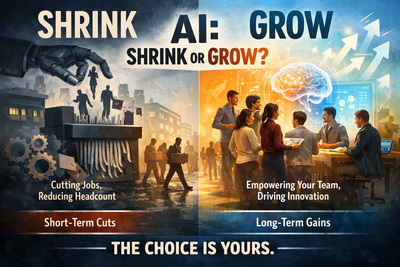 Stop Using AI to Shrink Your Company