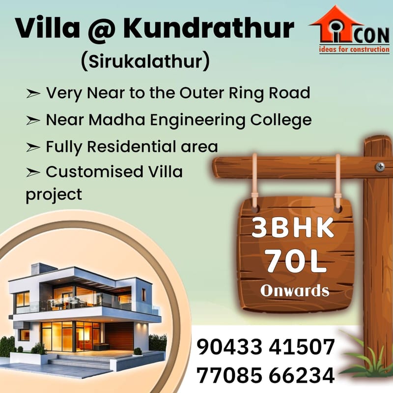 Villa Plot @ Kundrathur (Sirukalathur)