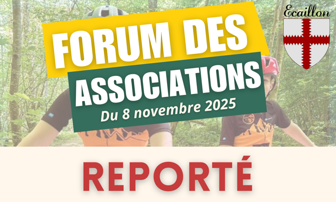 Forum des association REPORTÉ