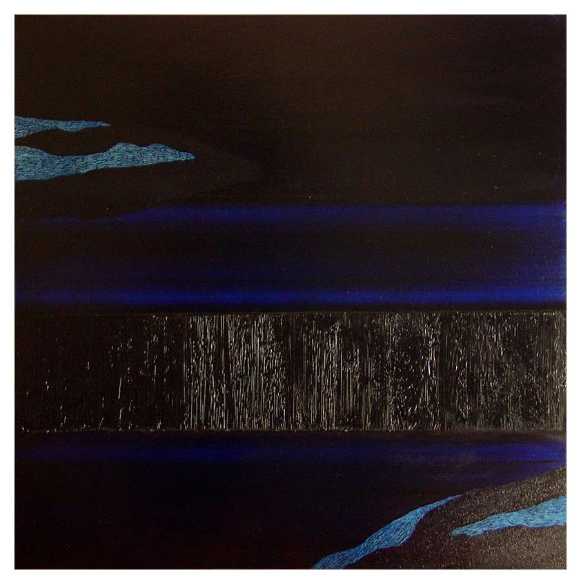 Depth, Oil on board, 100x100cm, Budapest