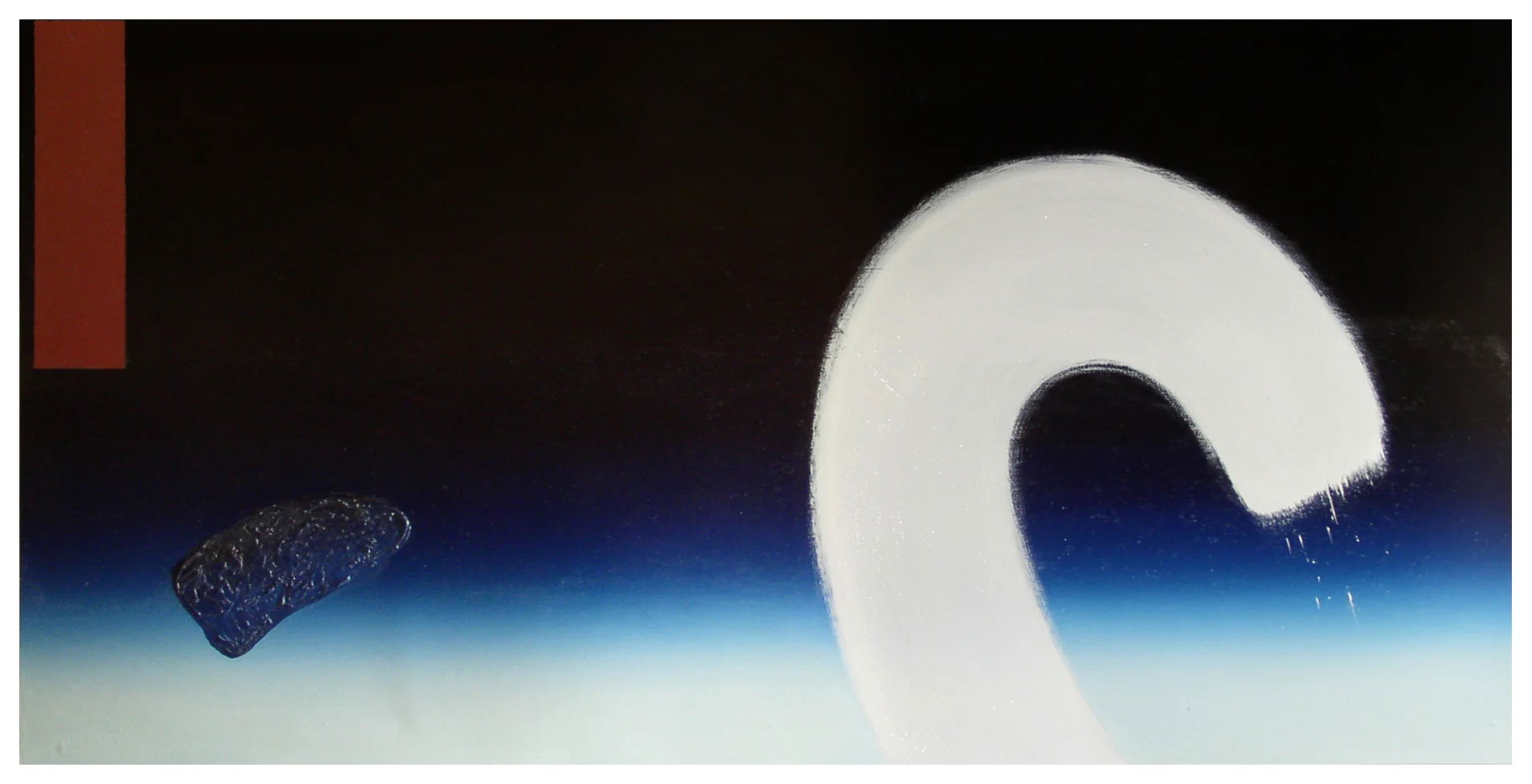 Wave, Oil on board, 100x200cm, Budapest