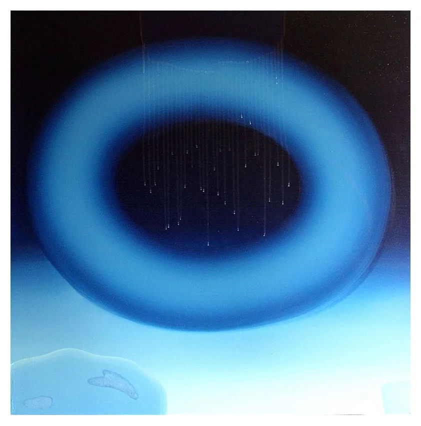 The crucible of light, Oil on board, 100x100cm, private collection