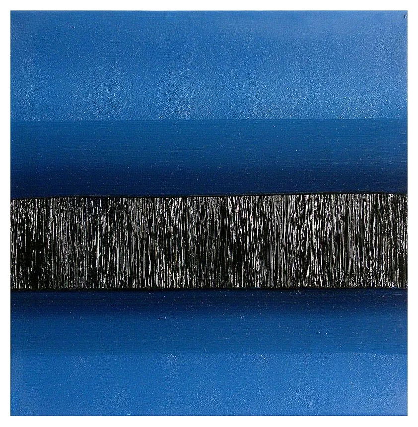 The shine of blue, Oil on canvas, 50x50cm