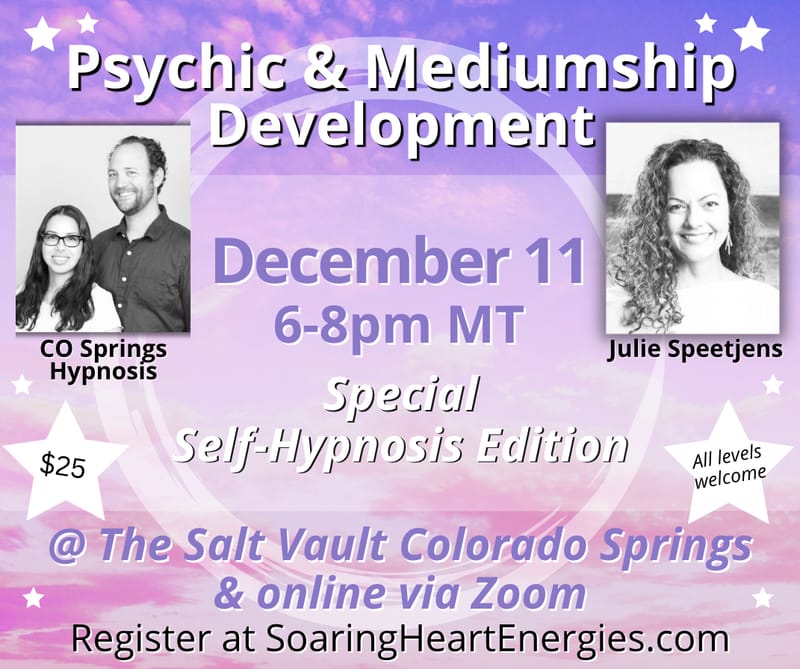 Psychic & Mediumship Development Class with Julie Speetjens