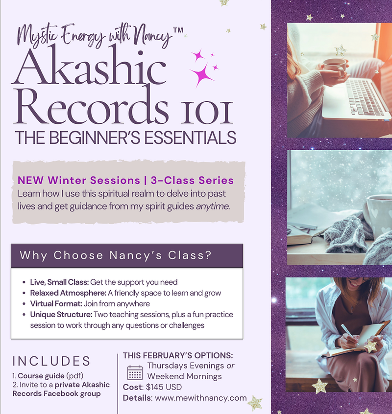 Akashic Records 101: The Beginner's Essentials 3-Class Series with Nancy Shapiro