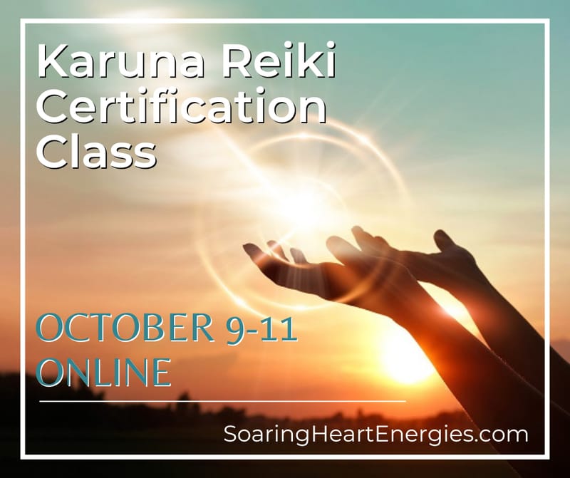 Karuna Reiki Master Teacher Certification Class with Julie Speetjens