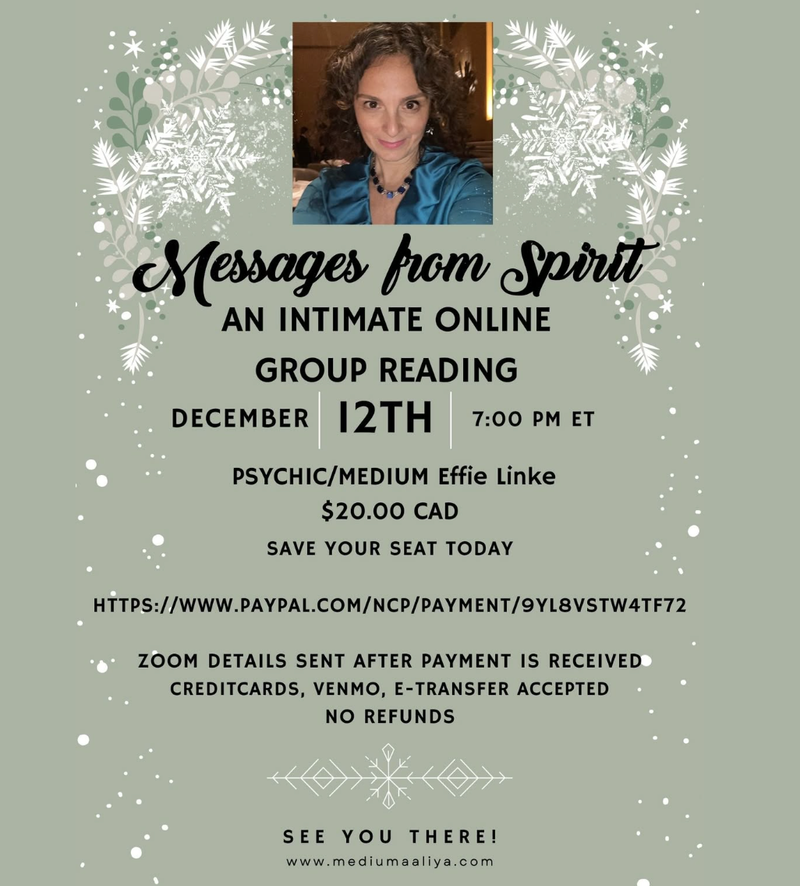 Messages from Spirit with Effie Linke