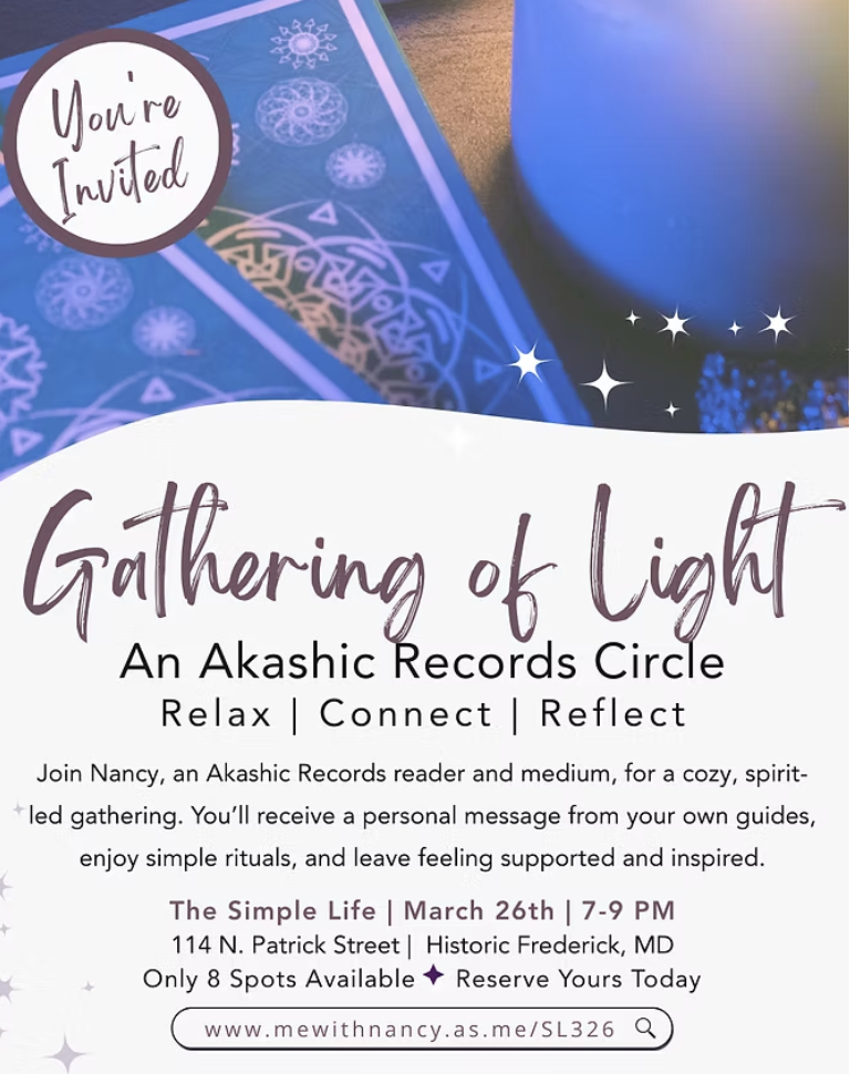 Akashic Records Circle with Nancy Shapiro