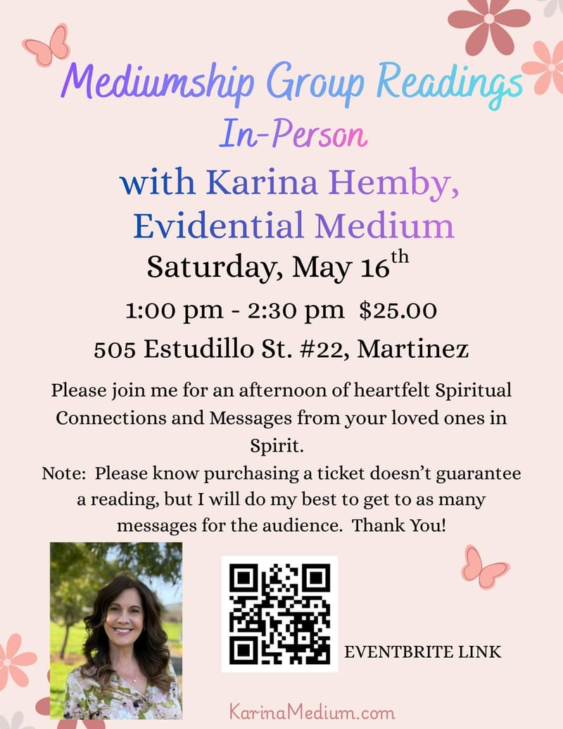 Mediumship Readings with Karina Hemby