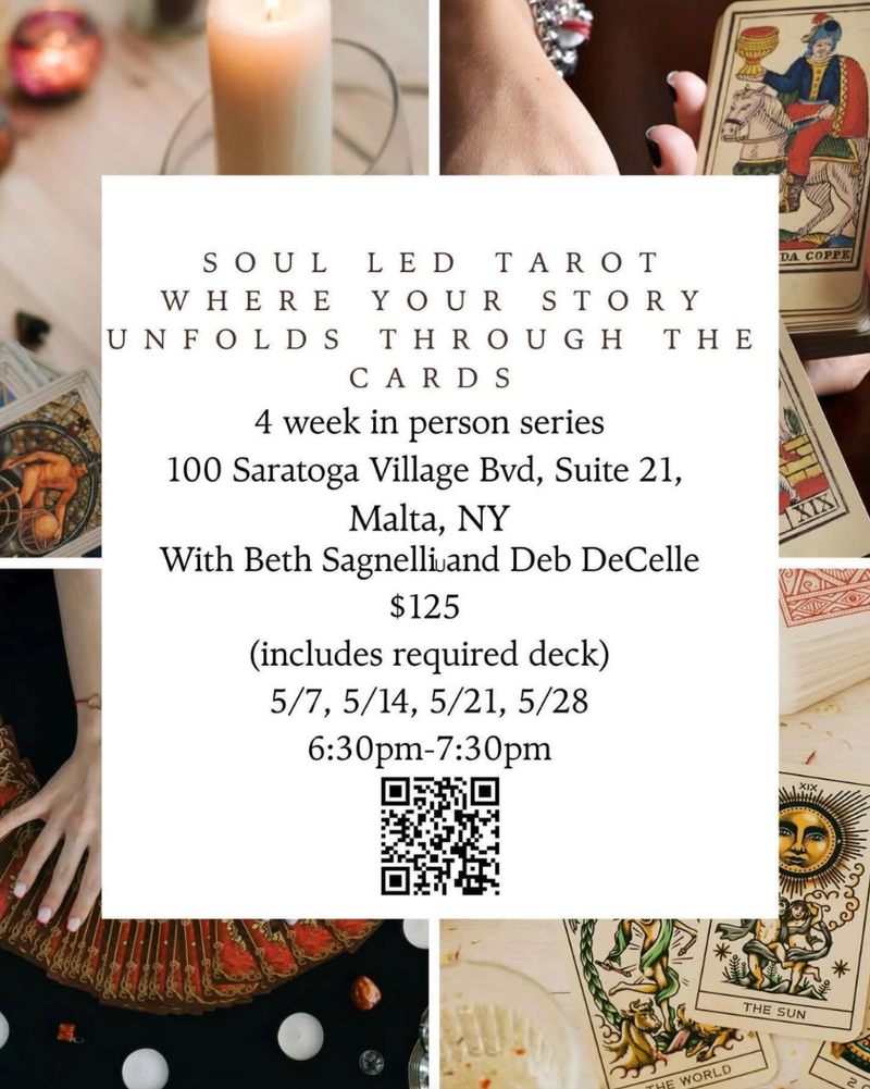 4-Week Soul Led Tarot Class with Deb Decelle & Beth Sagnelli