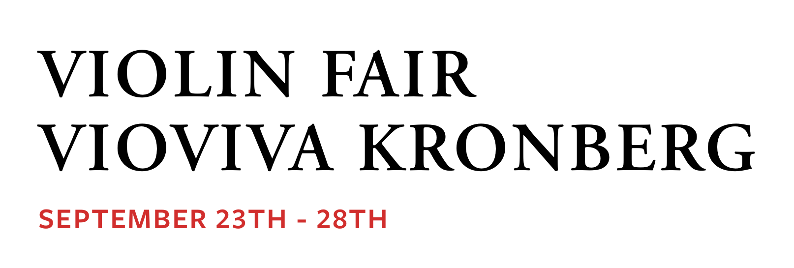 KRONBERG, SEPTEMBER 23TH - 25TH 2024