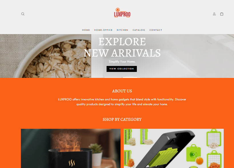 LUXPROO Store Design Project