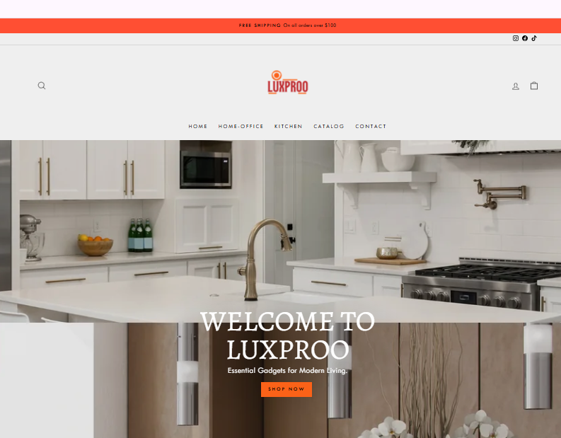LUXPROO Store Design Project