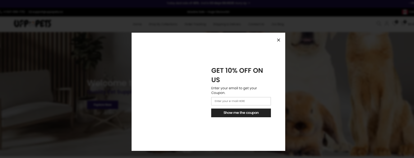 UPPAPETS Store Project