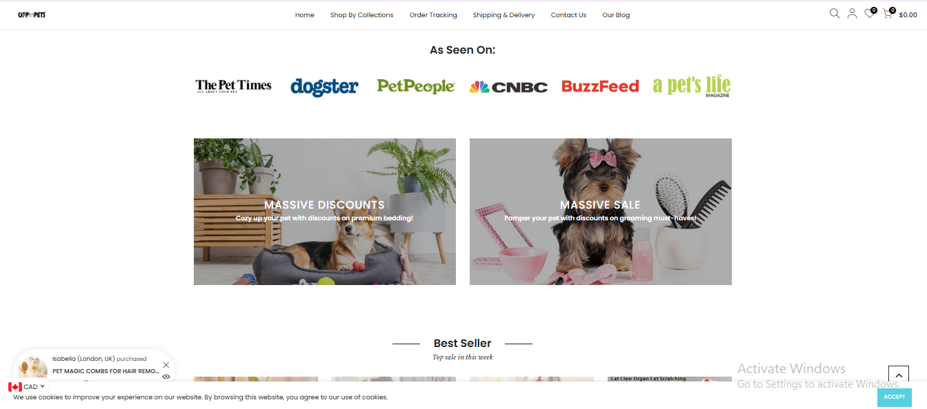 UPPAPETS Store Project