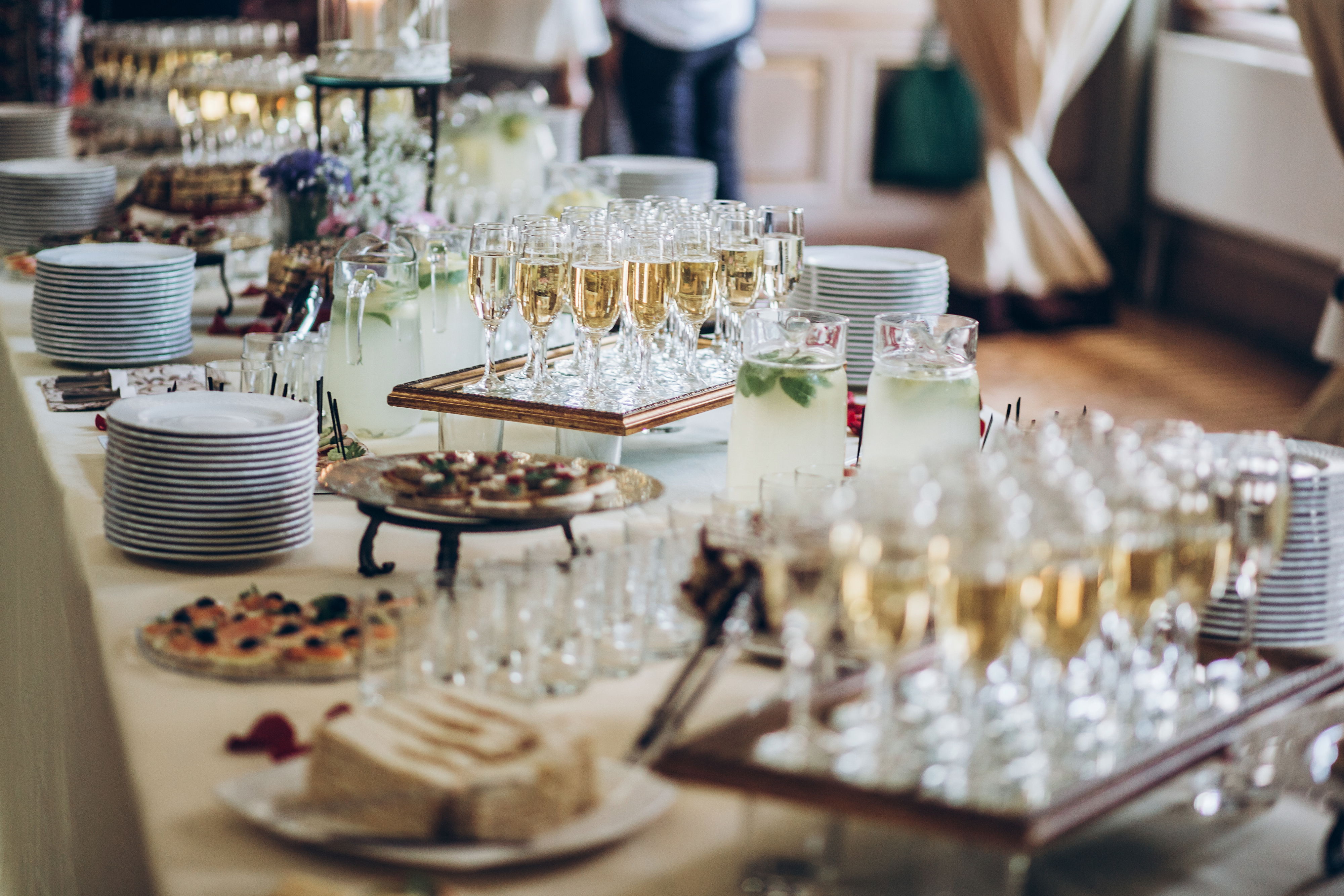 catering at wedding reception near Watkinsville, Georgia in Oconee County, GA