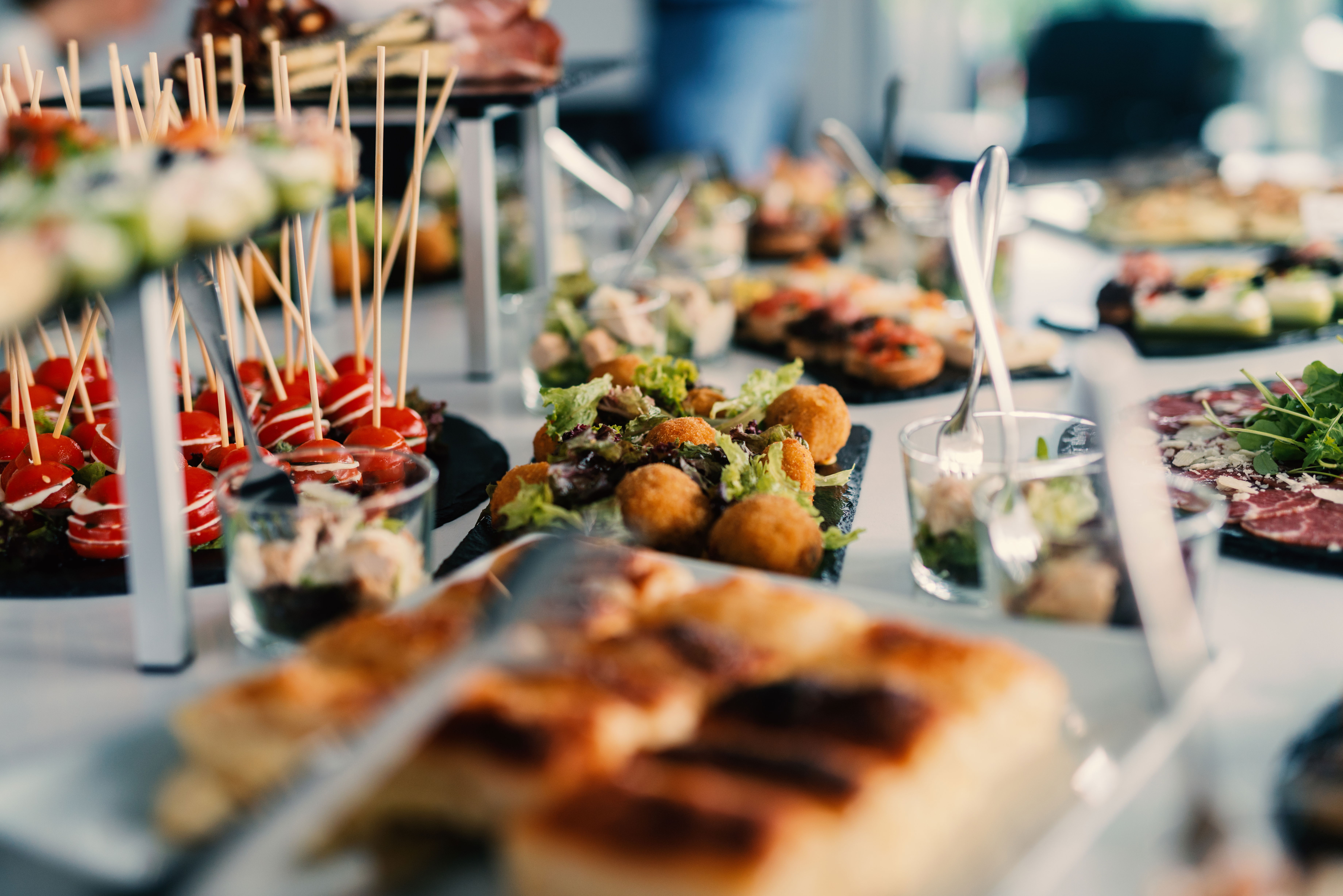 catering in reception room in Monroe, GA near Watkinsville, GA