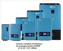 POMPAGE SOLAIRE. MARQUE HOBERTEK