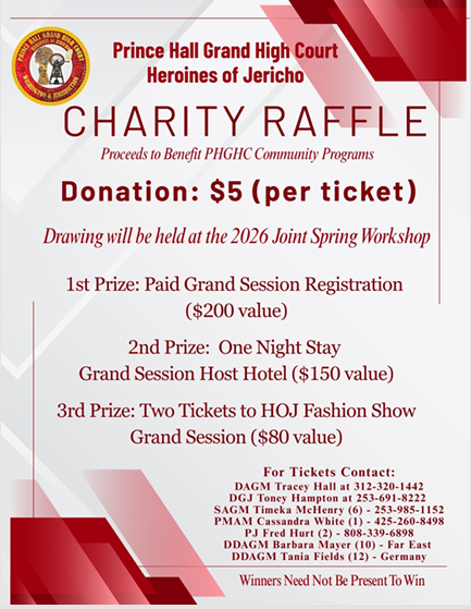 HOJ Charity Raffle