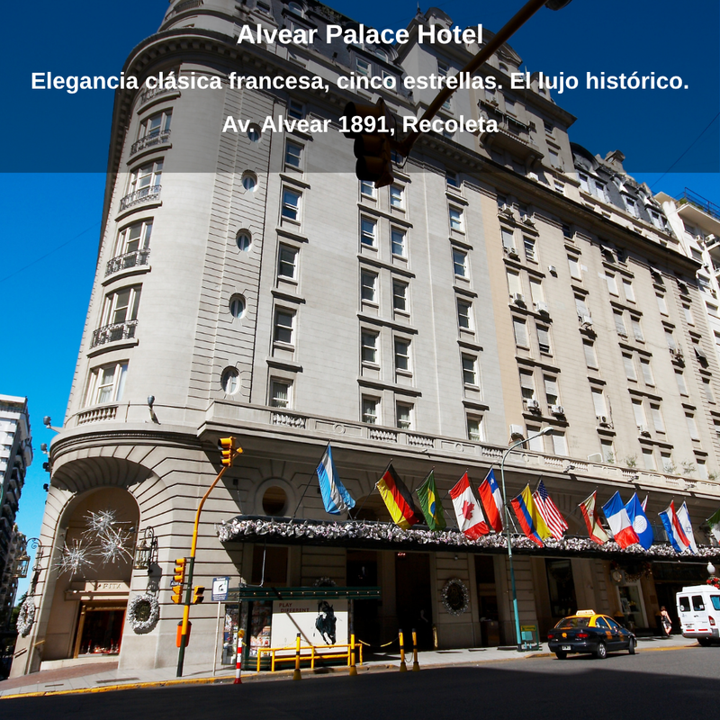 HOTELES DE LUJO DE LA CIUDAD DE BUENOS AIRES