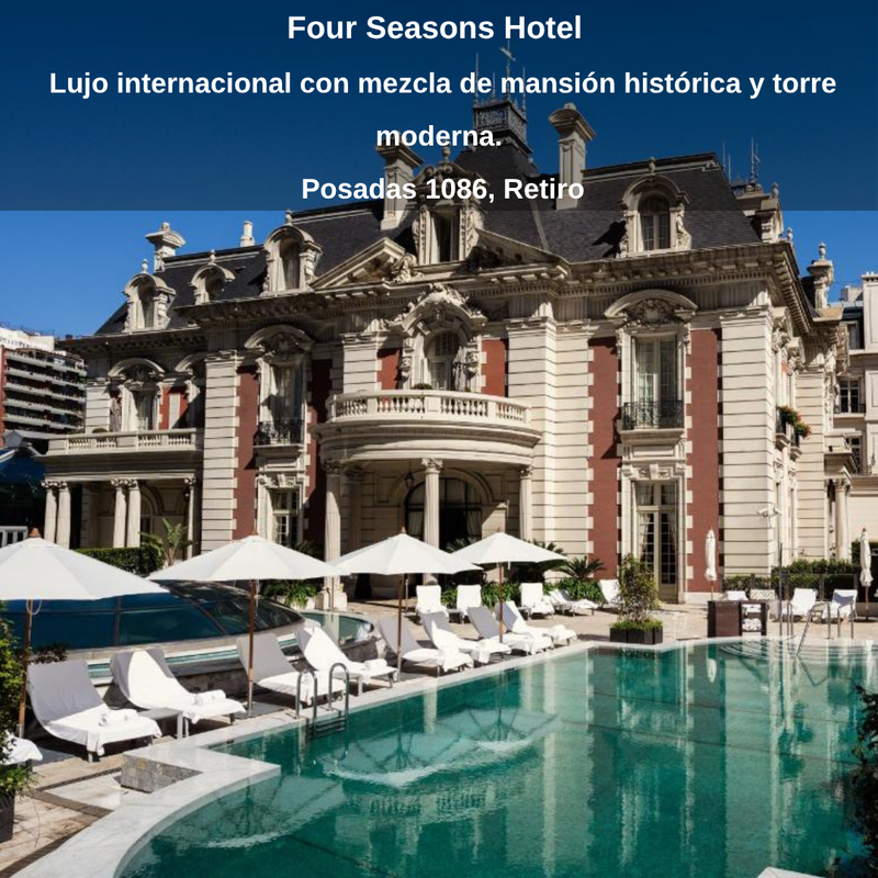 HOTELES DE LUJO DE LA CIUDAD DE BUENOS AIRES