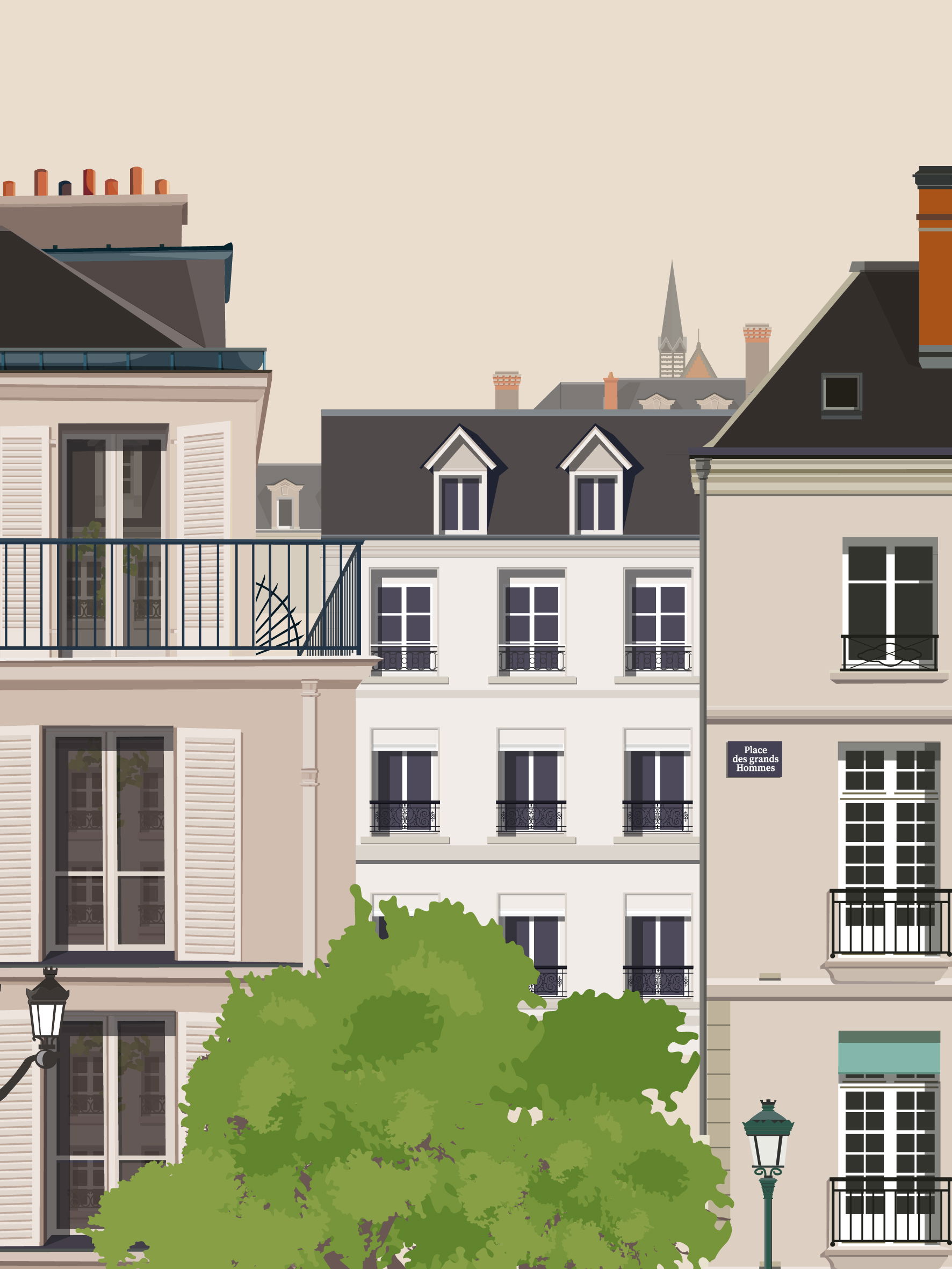 PLACES DES GRANDS HOMMES