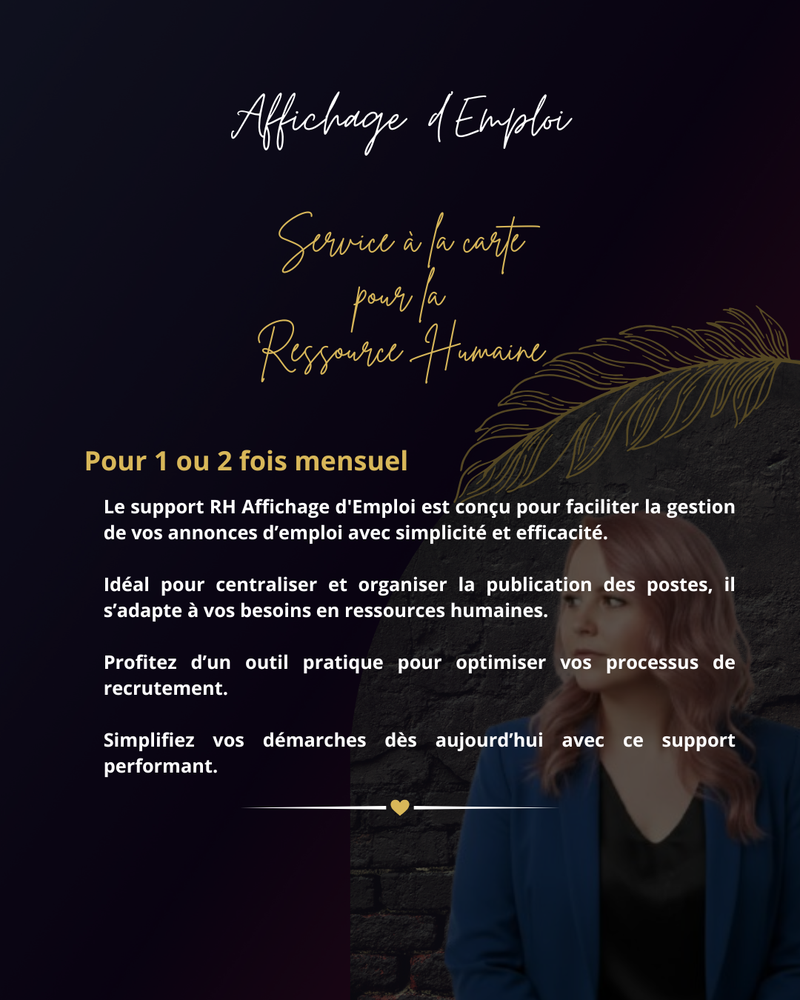 Support RH - Affichage d'Emploi