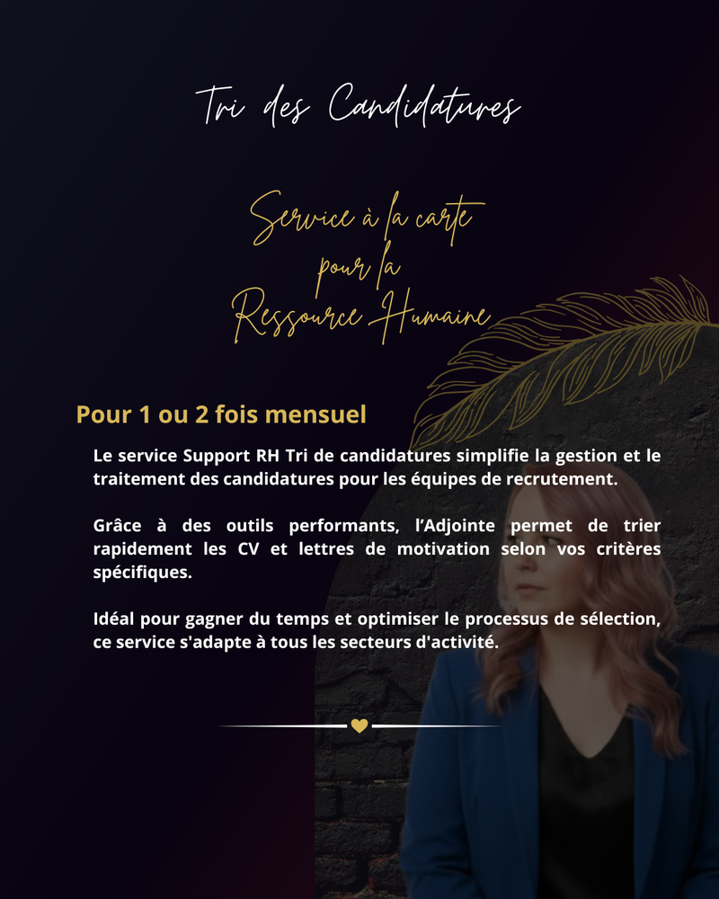 Support RH - Tri des candidatures