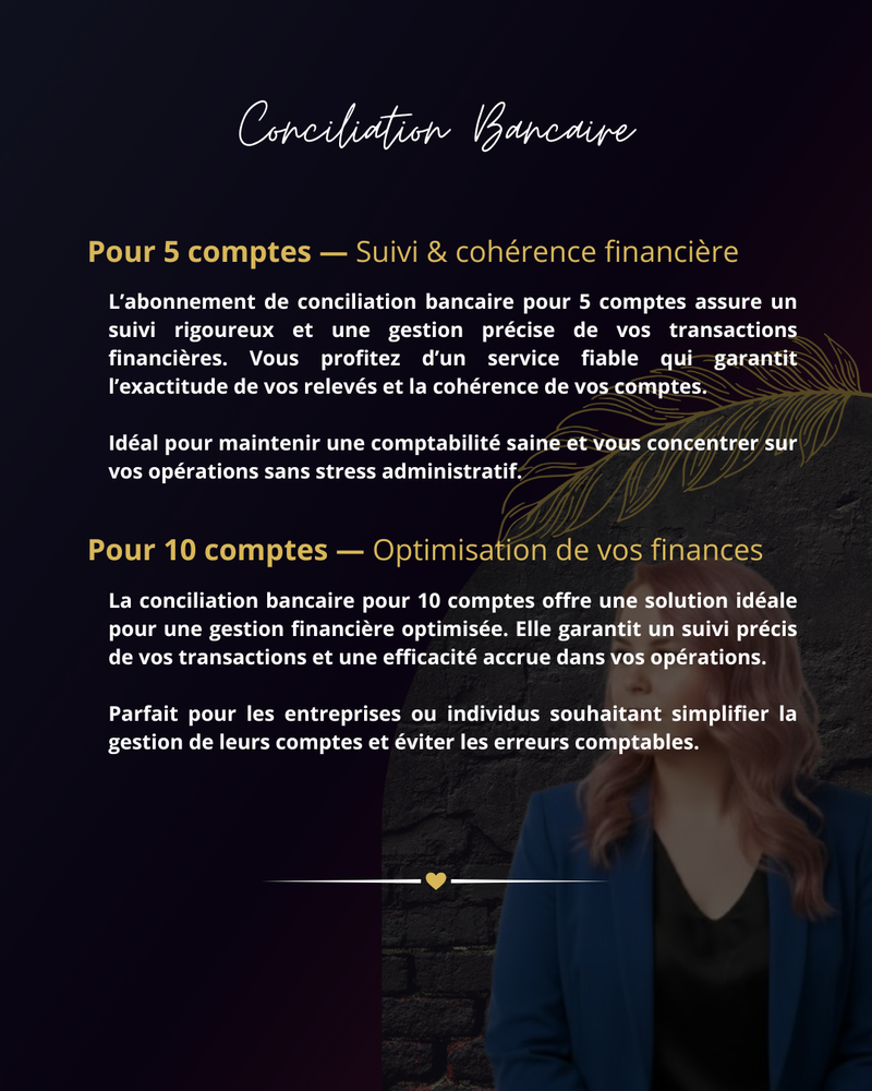 Finances - Conciliation bancaire