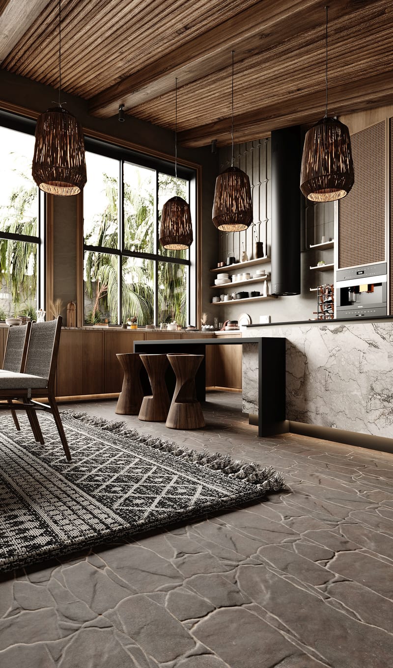 Dining area in VAPI SAPI style