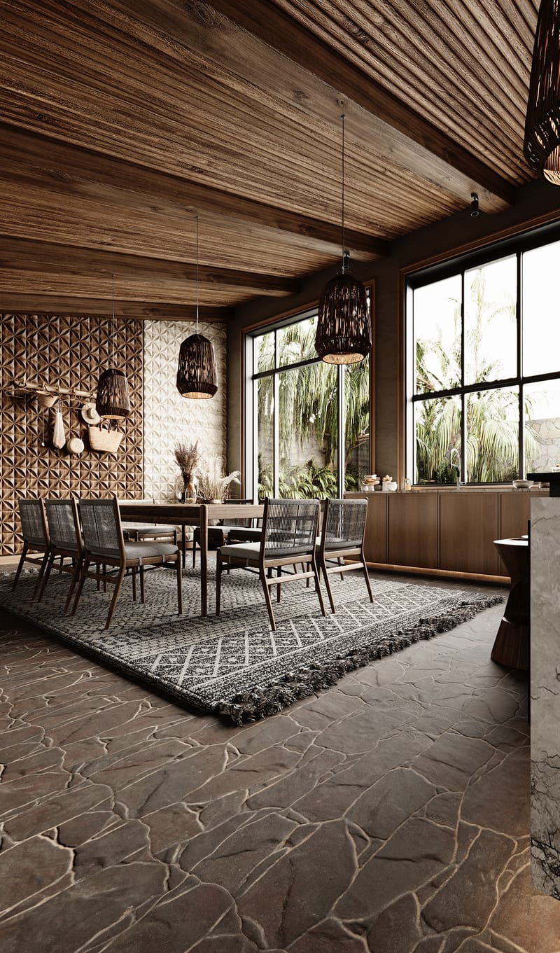 Dining area in VAPI SAPI style