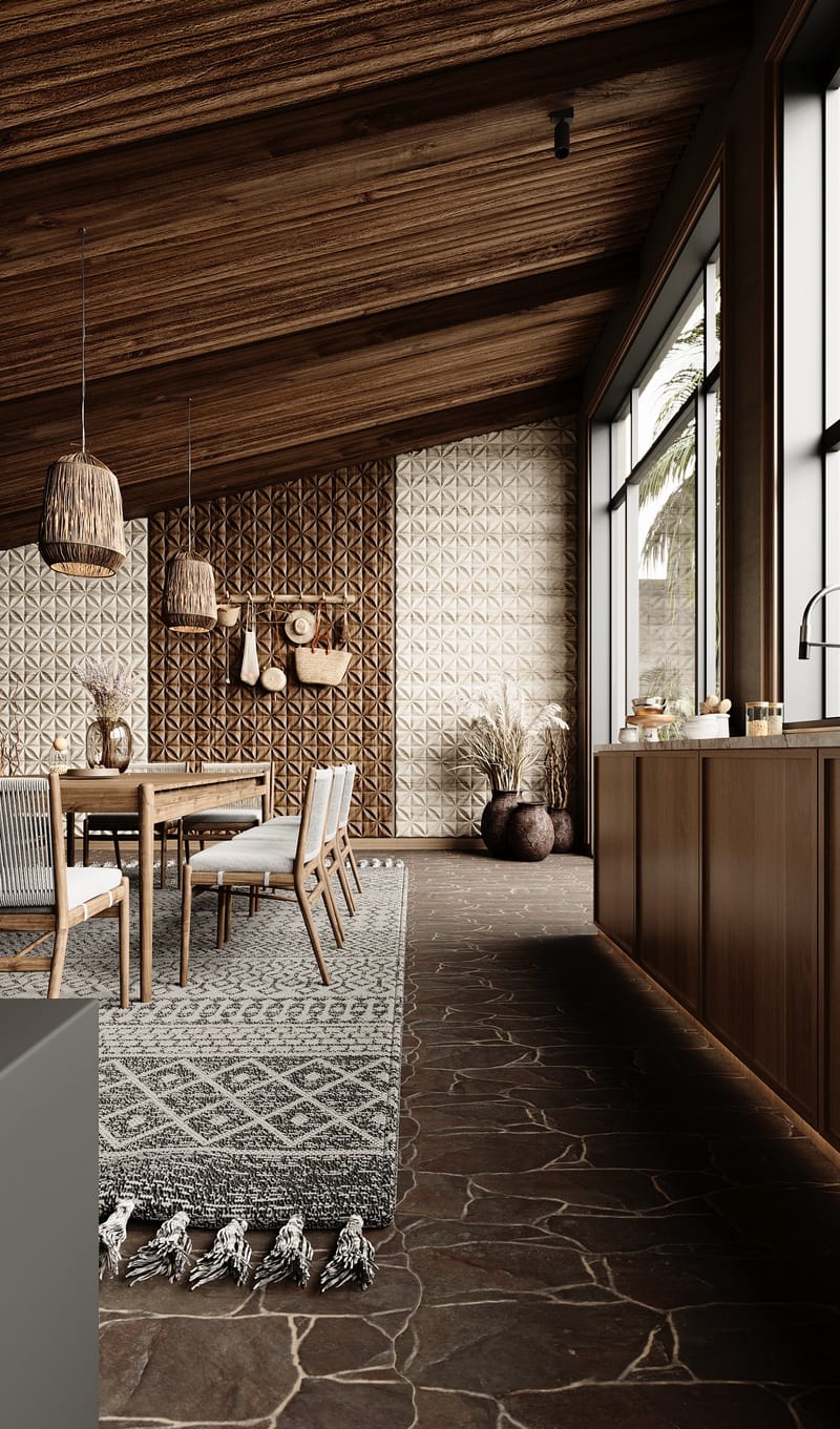 Dining area in VAPI SAPI style