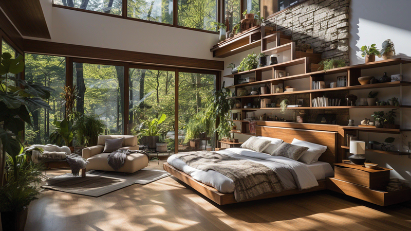 Modern interior of the villa