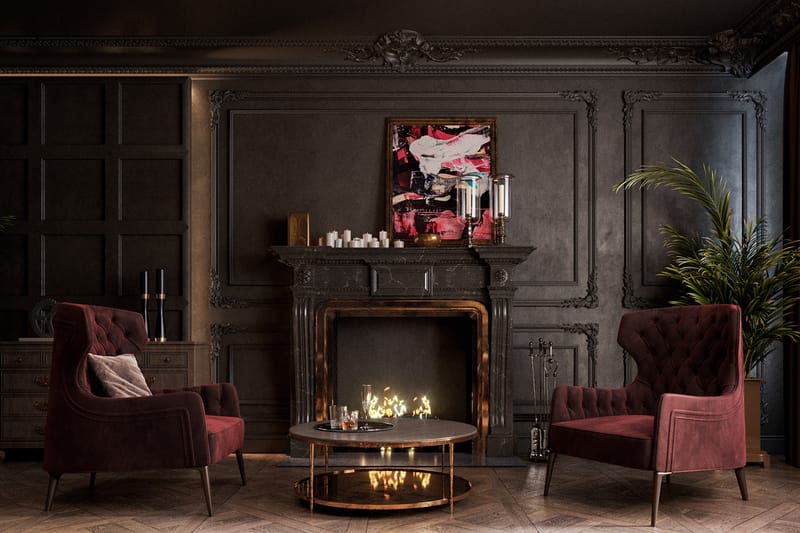 Classic Dark Apartment