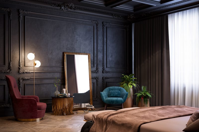 Classic Dark Apartment