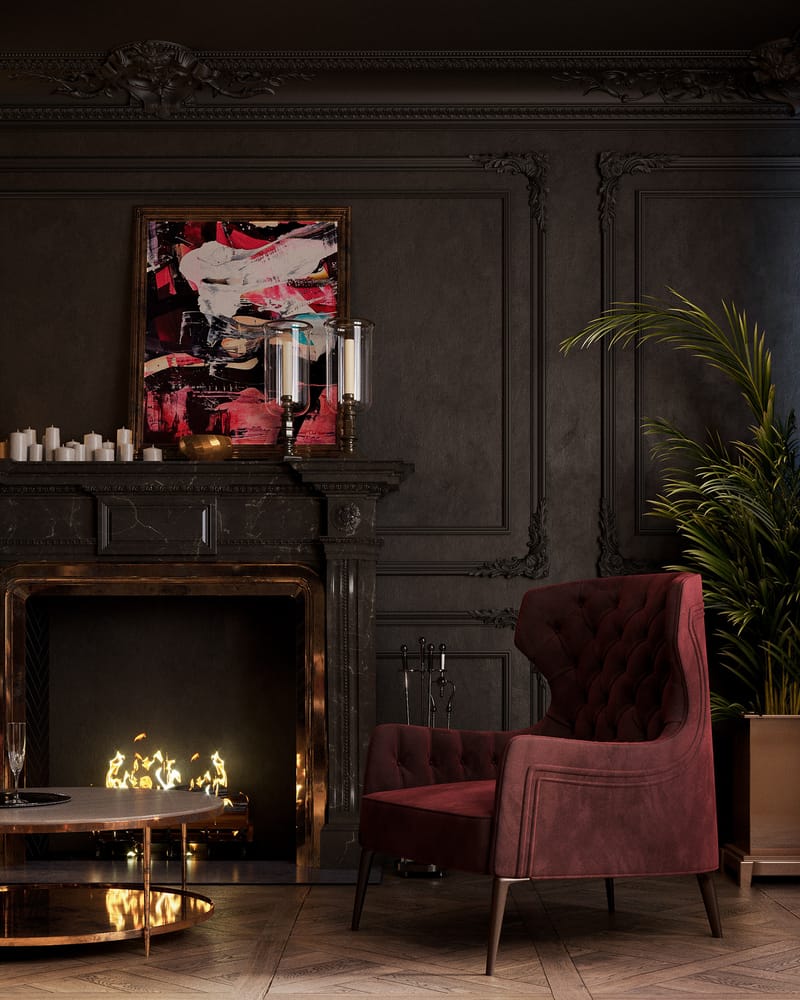 Classic Dark Apartment