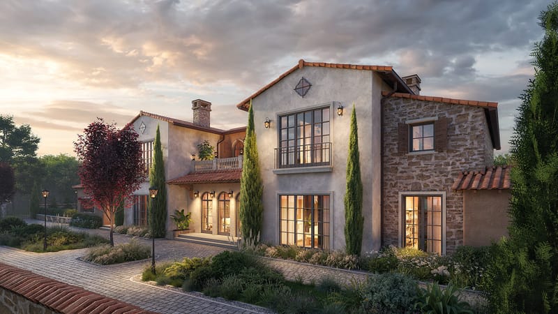 Residence in Tuscan style