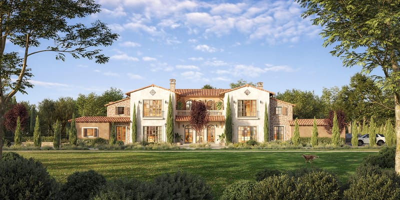 Residence in Tuscan style