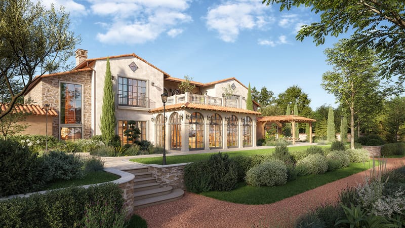 Residence in Tuscan style