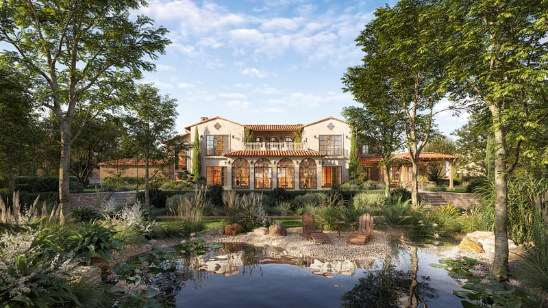 Residence in Tuscan style