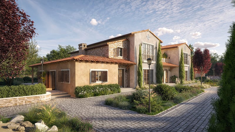 Residence in Tuscan style