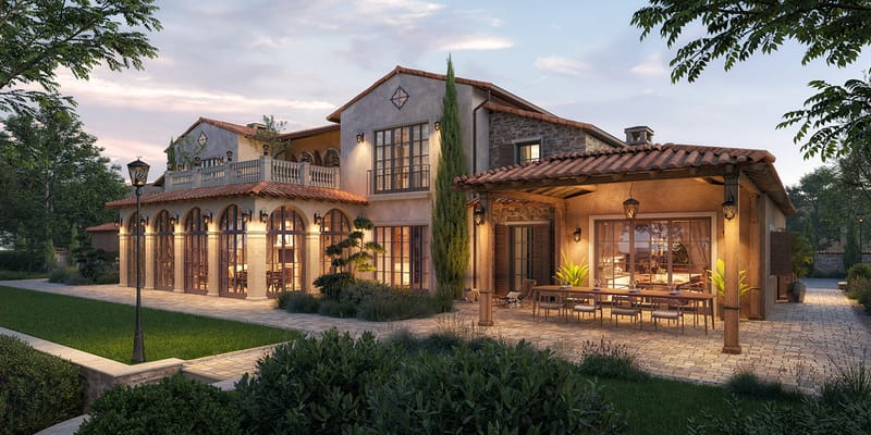 Residence in Tuscan style