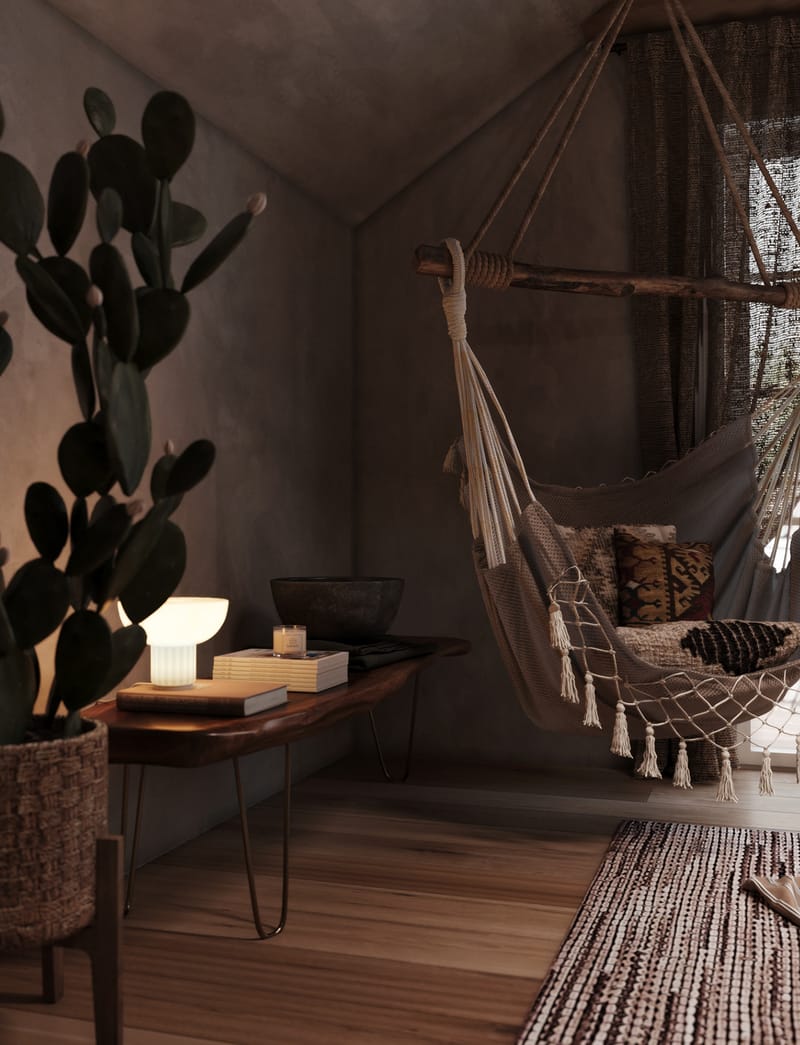 Chocolate Ethnic Bedroom